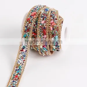 Bling Bling Decorative Rhinestone Trim/crystal Chain,rhinestone Belt thumbnail-1