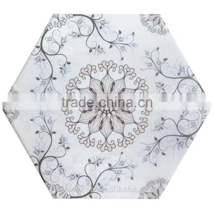 100*200*175mm Hexagon Porcelain Glazed Tile Ceramic Kitchen Bathroom Tile thumbnail-1