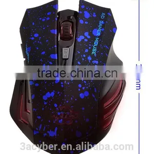 New 1600 DPI 6 Buttons 2.4Ghz Gaming Wireless Mouse For PC Laptop thumbnail-1