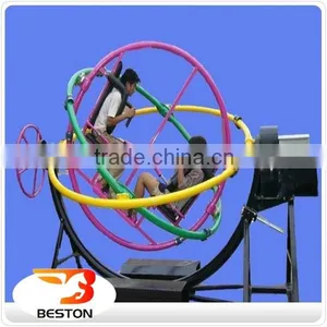 Amusement Park Human Gyroscope , Outdoor Children Rides Amusement Park Space Ball thumbnail-6