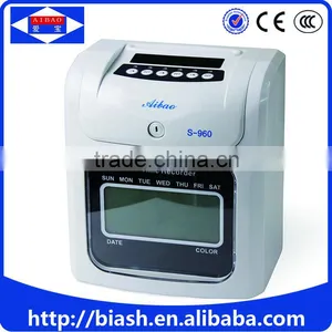 Punch Card Time Recording Attendance Machine thumbnail-1