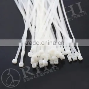 High Quality White Whether Resistant Nylon Soft Cable Tie, Cable Ties( Any Size Can be Made) thumbnail-1