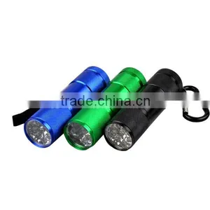 Aluminum 9 LED Lantern Mini LED Flashlight thumbnail-4