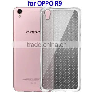 Transparent TPU Mobile Phone Cover Case for OPPO, Back Cover Case for OPPO R9, Case Cover for OPPO R9 thumbnail-1