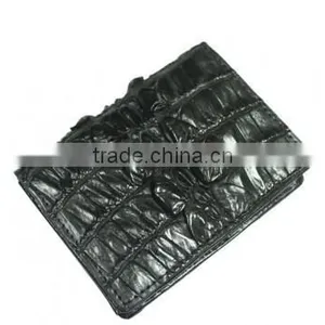 Crocodile Leather Card Clip Wallet SCRCW-010 thumbnail-1