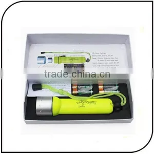 Underwater 160lumen Powed by AA Battery Led Torch Depth 50m Led Diving Flashlight thumbnail-6