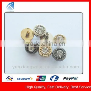 YX1582 High Quality Clothing Metal Rhinestone Rivets thumbnail-1