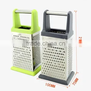 Box Grater - 4-sided Stainless Steel Cheese Grater for Parmesan, Vegetable thumbnail-2