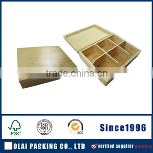 New Arrival Antique Customized Wooden Tea Holder With Six Compartments thumbnail-1