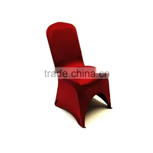 Spandex Chair Covers With Band thumbnail-1