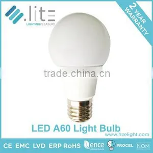 Hangzhou Product Led Lighting Bulb Led Light Bulb A60 6w 470lm European Standard Plastic Cover E27 Base High Quality Assured thumbnail-1