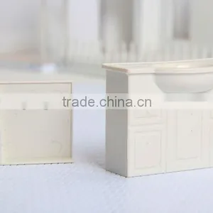 Toilet Bathroom Building Materails, Model Toilet Furniture, Architectural Plastic Model Bathtub for Scale 1/20 Quality Choice thumbnail-6