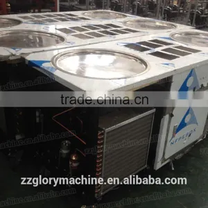 GL-F700 Multi-functional Double Pan Fried Ice Cream Making Machine thumbnail-3