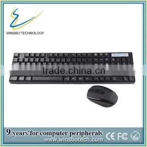 2.4 G Wireless Wireless Keyboard Mouse Combo thumbnail-1