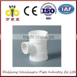 Manufacture Water Supply Plastic Pvc Water Pipe/ PVC Fitting Reducer Tee thumbnail-1