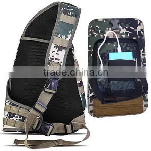 Camouflage Solar Panel Hiking Bag thumbnail-5