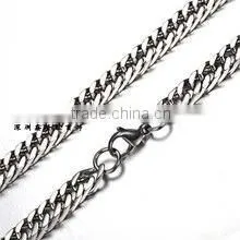 Wholesale Titanium Curb Chains Titanium Necklace thumbnail-1