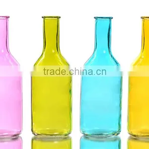 Transparent Candy Colored Glass Vases thumbnail-1