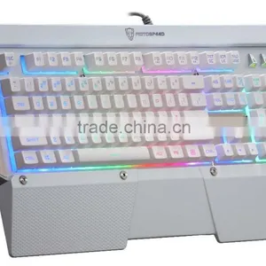 2015 High Quality LED Illuminated Ergonomic Backlight Gaming Keyboard thumbnail-1
