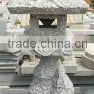 Item66 Bamboo Outdoor Stone Lantern thumbnail-1