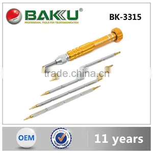 2016 BAKU 5 in 1 Multifunctional Trox Phillips Slotted Pentago Triangle Y Type Precision Screwdriver BK-3315 thumbnail-5