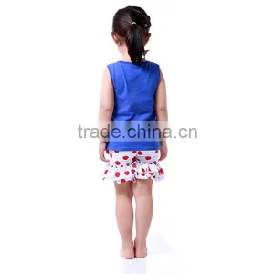 Kids T-shirt Wholesale Boutique Kaiya Custom Organic Cotton Tank Top Print thumbnail-3