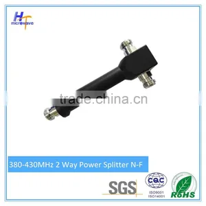 RF Passive 2 Way Power Splitter Divider 380-430MHz N Type Female Connector thumbnail-1