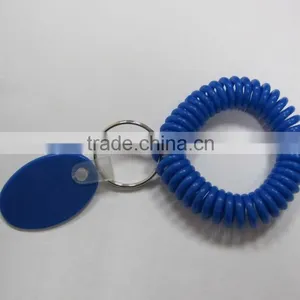 Plastic Name Tag Keyring thumbnail-1