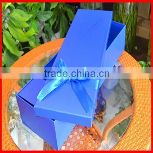 Luxury Blue Fancy High Quality Wedding Gift Flower Box Wholesale thumbnail-1