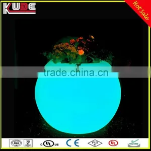 Indoor and Outdoor Decoration Light IP65 Waterproof Round Ball Flower Pot With LED RGB Light Up thumbnail-5