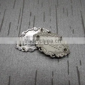 Cloud Shape Antique Metal Tags For Clothing thumbnail-3