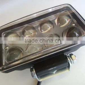 Truck 8 LED Spot Light 24v Water-proof Fog Light With Lens thumbnail-1