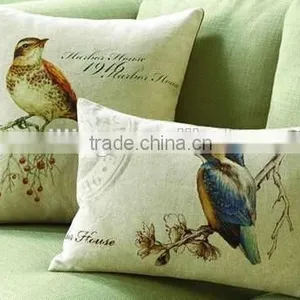 Cotton Cavas Custom Silk Screen Printed Plain Cushion Cover thumbnail-3