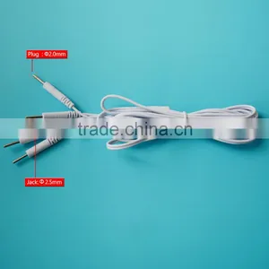 DC2.5mm 4pin Tens Lead Wire for Tens Ems Muscle Stimulator thumbnail-2