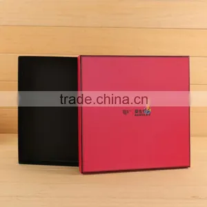Custom Red Beauty Paper Box Silk Scarf Packaging thumbnail-1