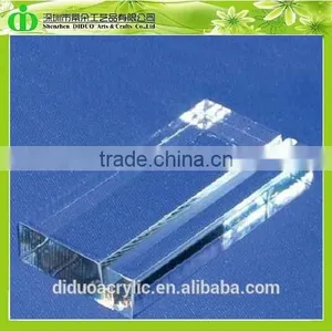 DDB-0057 Trade Assurance Chinese Factory SGS Wholesale Clear Acrylic Base With Slot thumbnail-1