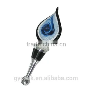 Tear Drop Shaped Murano Glass Hand Craft Wine Accessory thumbnail-1