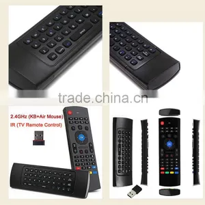 2.4GHz Wireless Qwerty Fly Air Mouse Keyboard Mx3 Airmouse Remote for Android TV Box MX3 thumbnail-5