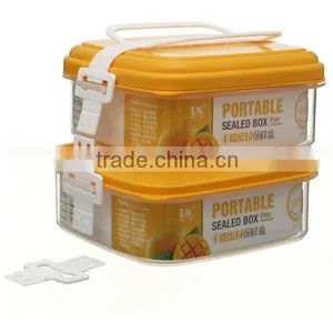 Tableware Easy Carrier 2 Layer Meal Prep Reusable Container for Food thumbnail-1