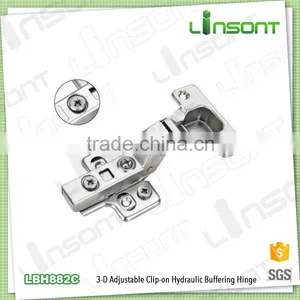2016 Hot Sale 3-D Adjustable Hydraulic Clip on Wooden Door Hinge Cabinet Furniture Hinges thumbnail-1