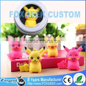 Pokemon PVC Usb Flash Drive Thousands Models Available,Custom Japan Cartoon Promotional Memory Stick With Metal Case thumbnail-1