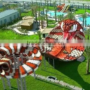 2016 New Exciting Water Slide Snake Fibergalss Water Slide Amusement Park Equipment for Sale-Shenzhou Wang Ming thumbnail-4