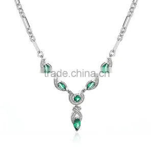 925 Sterling Silver Latest Design Beads Necklace Jewelry SNP027W thumbnail-2