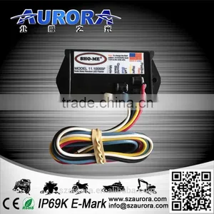 AURORA High Quality 10 Inch Double Row Led Light Bar Offroad With Small Flasher thumbnail-1