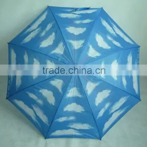 Blue Sky and White Cloudy Printing Umbrella for Rainy Day or Sunday thumbnail-1