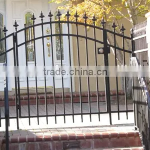 2016 New Design Antique Iron Garden Gate, Pedestrian Gate, Front Entrance Walk Gate on Online Shopping thumbnail-4