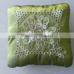Satin Emboroidered CUSHION thumbnail-1