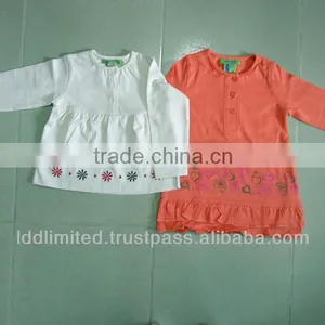 Orange Color Top for Girls thumbnail-1