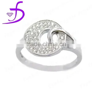 Synthetic Gemstone Inlay 925 Silver Latest Ring Designs thumbnail-1