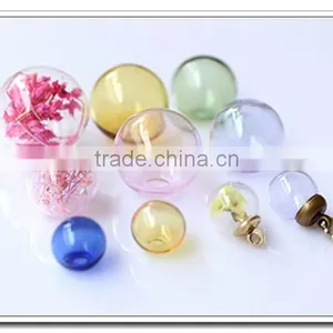 All the Accessories Can be Offered:chains+small Fittings+pendants&charms >< Bulk Designs for Hollow Transparent Glass Ball Rose thumbnail-3